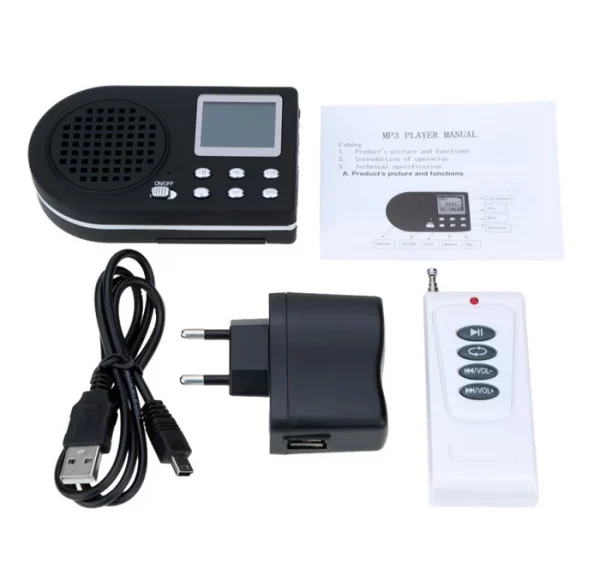 REPRODUCTOR DE CANTOS MP3 CON MANDO