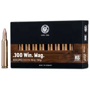 Balas RWS KS (Kegelspitz) - 300 win mag - 165 grs - Cone Point