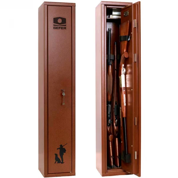 ARMERO DE SEGURIDAD SF-104 5 ARMAS LARGAS CON ESTANTE