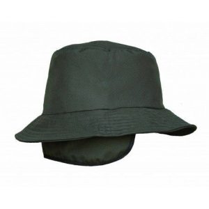SOMBRERO OREJERAS IMPERM. CAQUI